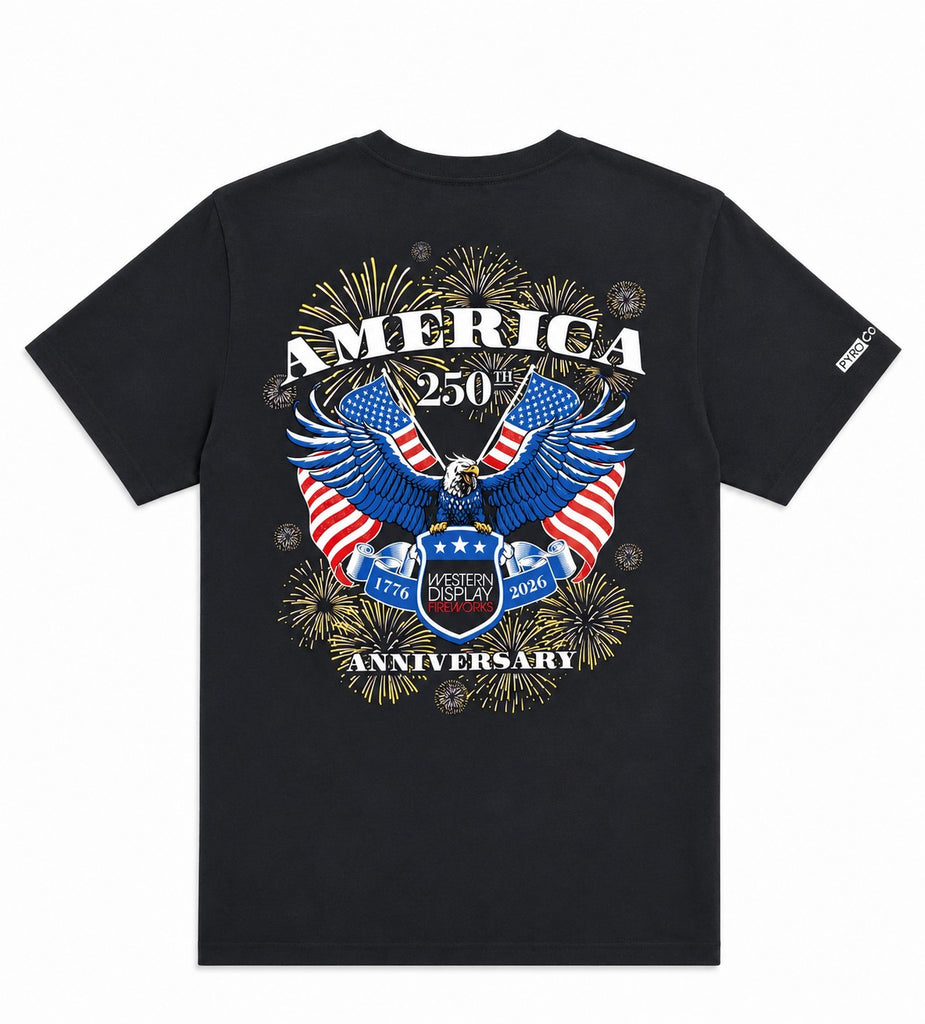 Short Sleeve 250th Anniversary Black Shirt